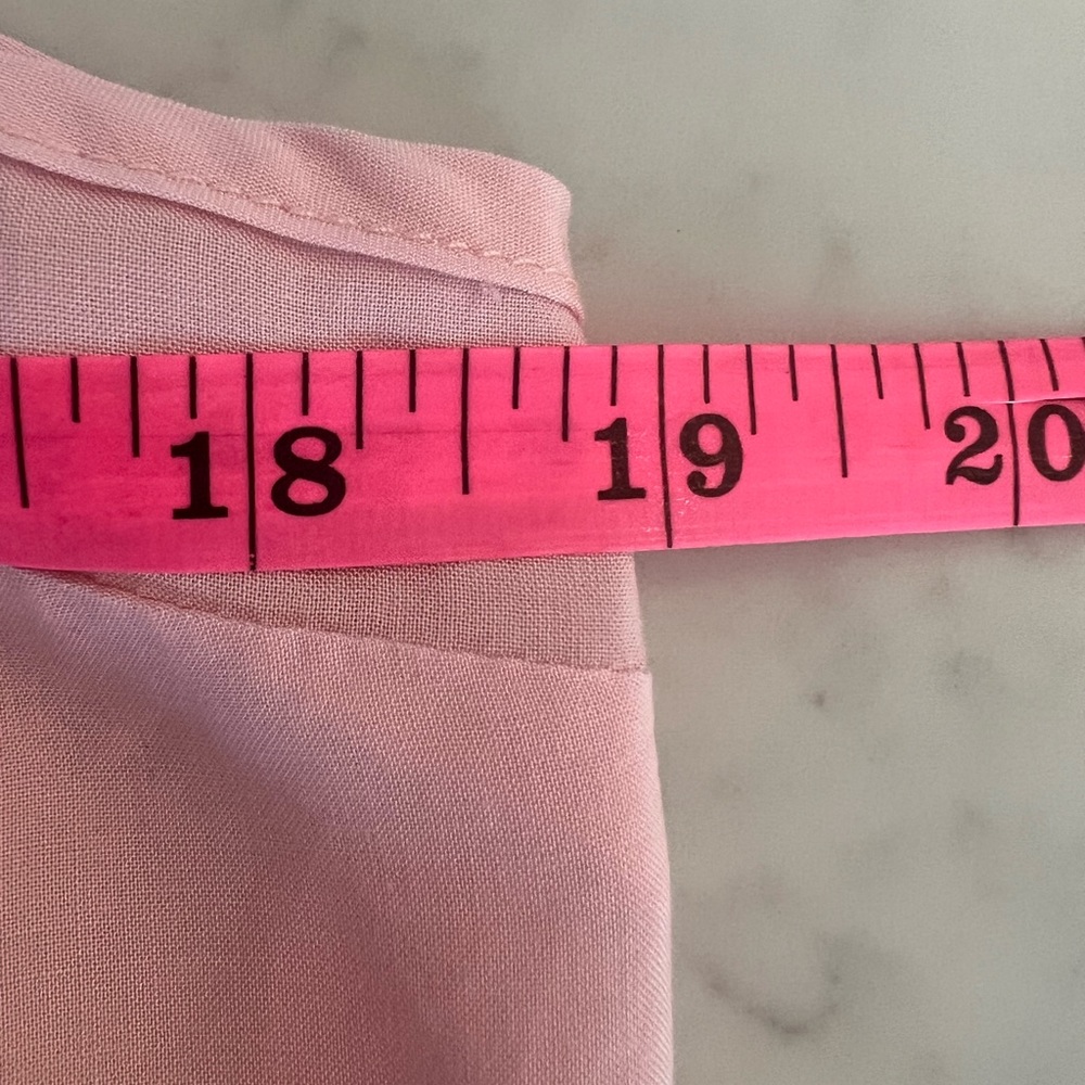 Free People Pink Camisole Chemise Large Lingerie Dress adjustable straps EUC - Picture 3 of 6